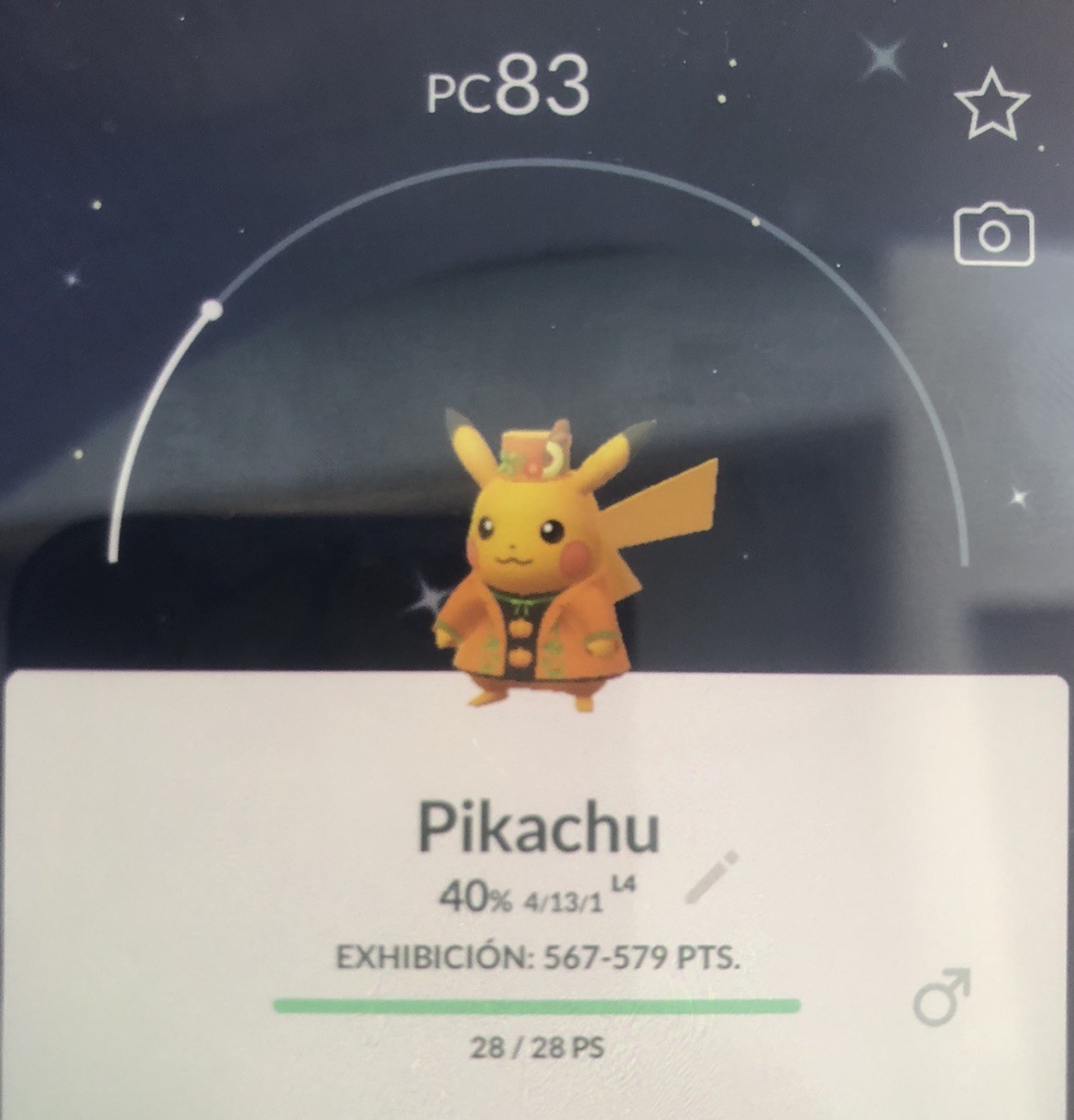 Trade✨shiny Pikachu Tricks & Treats Custome✨Pokemon (Reg. Trade)