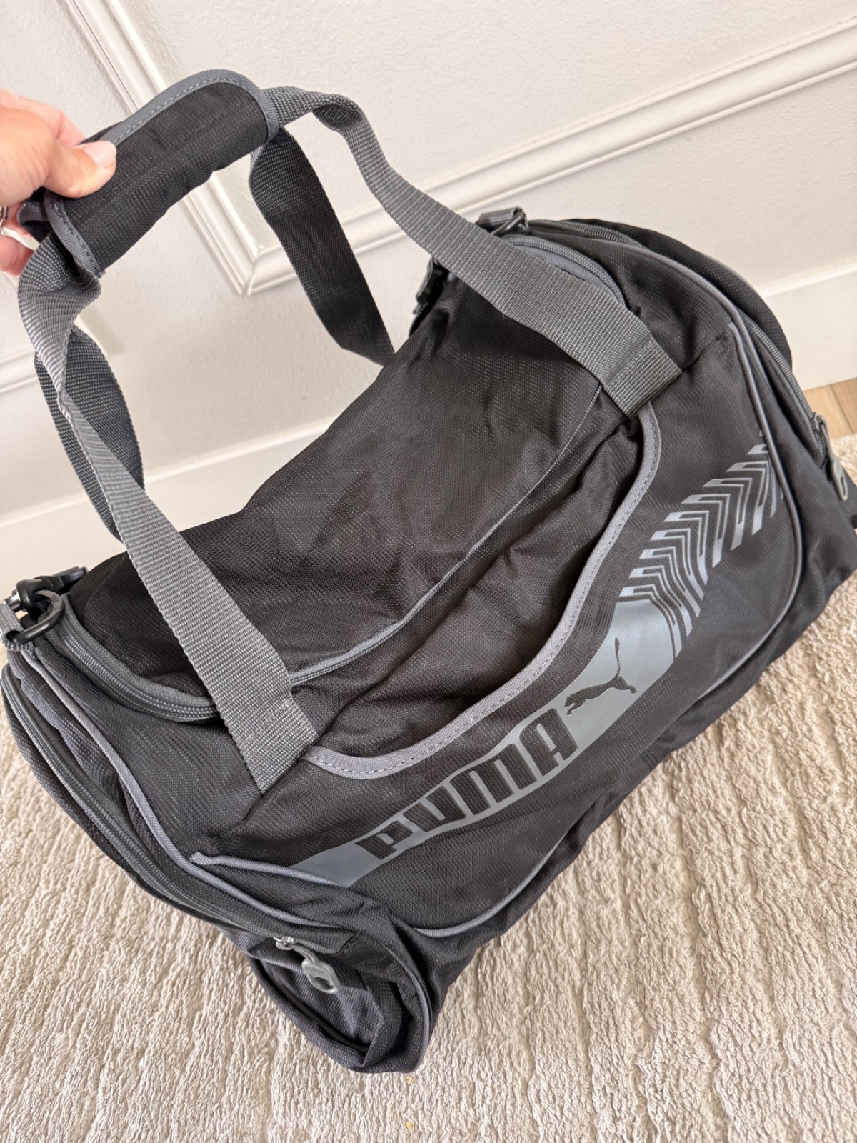 PUMA Contender 3.0 Athletic Duffel Bag - Gray/Black (OS)