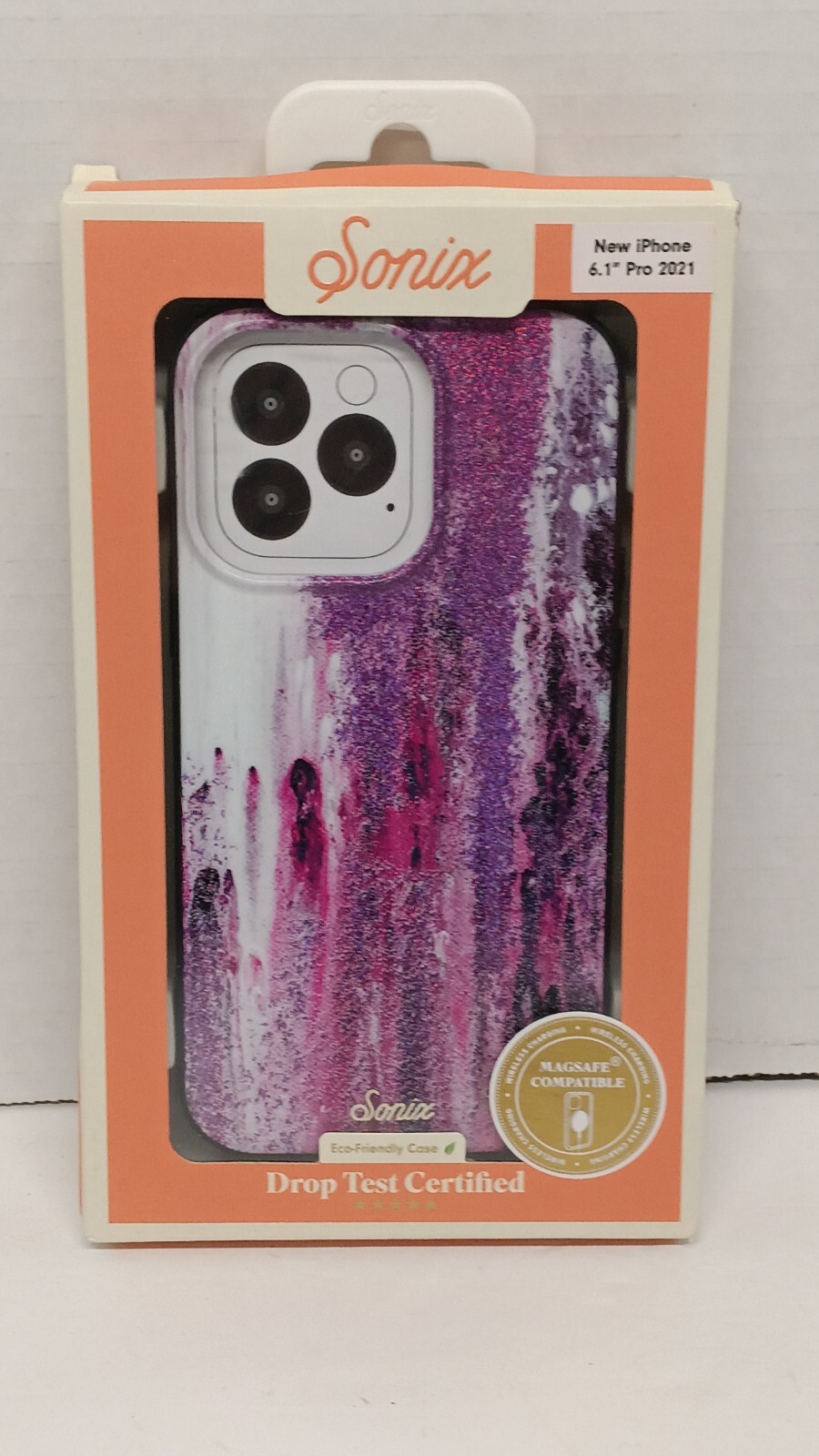 Sonix Case for iPhone 13 Pro 2021 iPhone 6.1 with MagSafe Purple Rain NEW