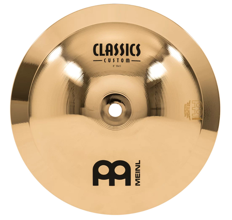 Meinl Classics Custom Brilliant 8" Bell/New-Warranty/Model # CC8B-B/435 Grams