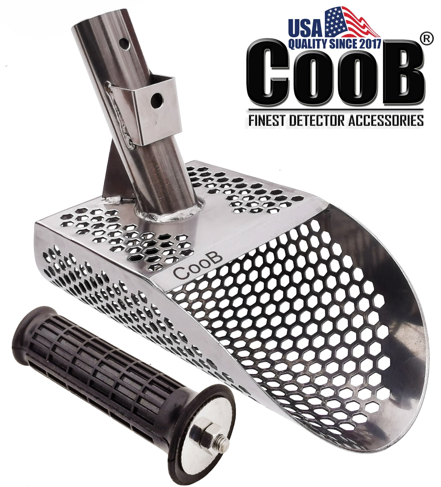 CooB Stainless Steel Beach Sand Scoop Metal Detector Detecting Tool Krepish