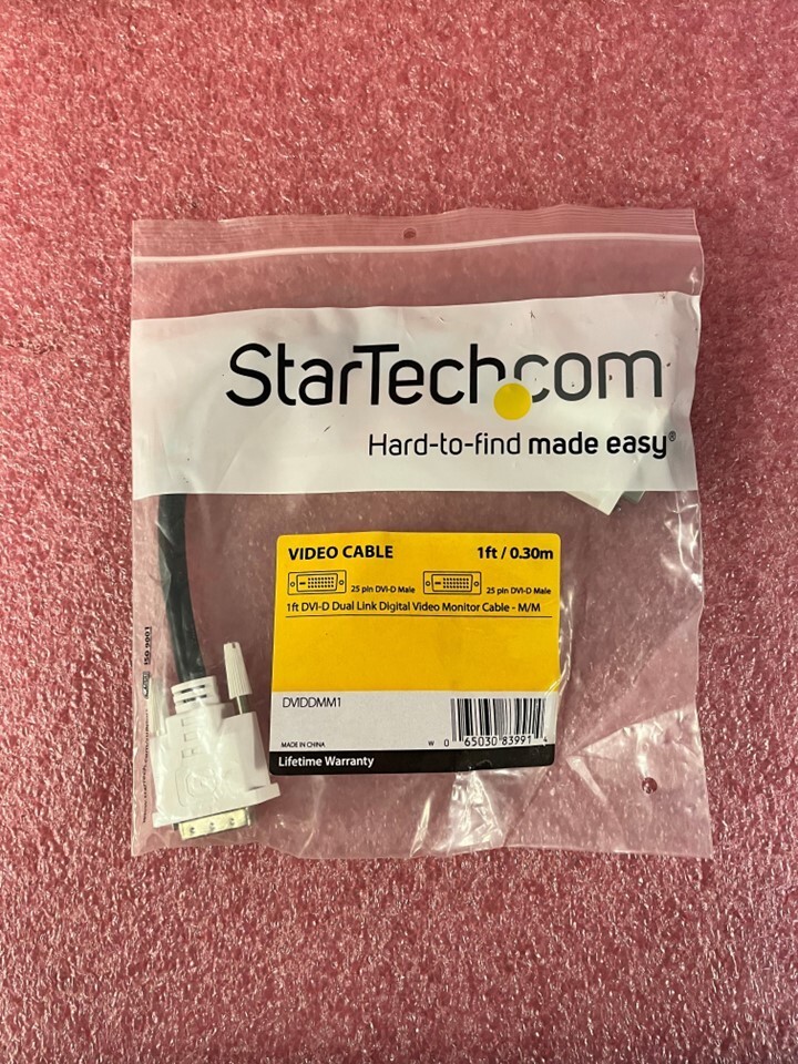 *NEW* StarTech.com DVI-D Dual Link 1 ft. DVIDDMM1