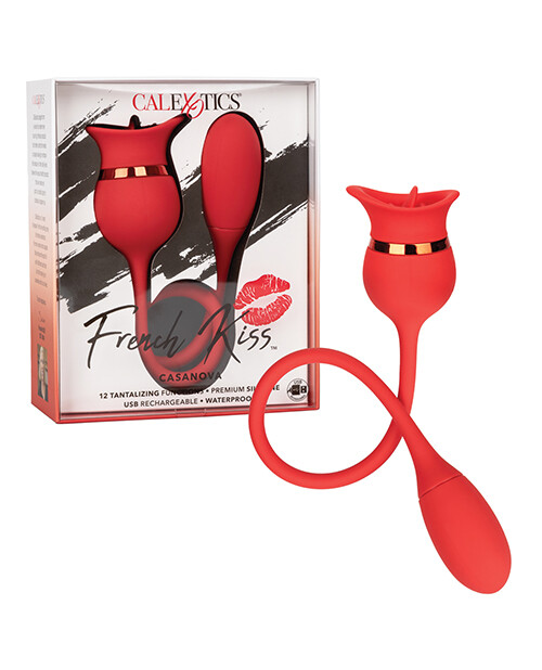 FRENCH KISS CASANOVA DUAL END FLICKERING TEASER TICKLER & BULLET VIBRATOR