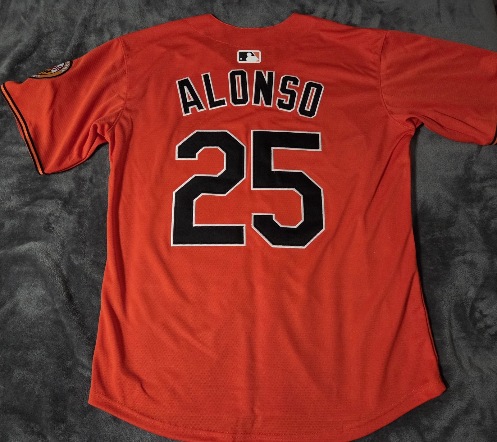 Fast Free Shipping! Medium Pete Alonso Baltimore Orioles Stitched Jersey 25