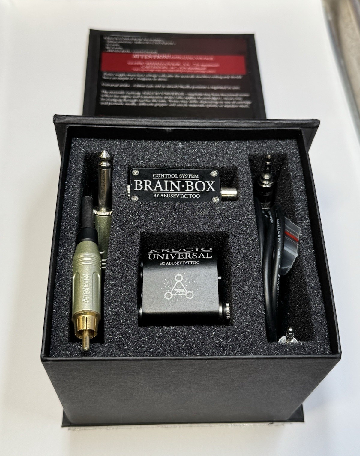 Krucio Universal 2.0 by Abusev Tattoo Brain-Box Control System w/ Cable