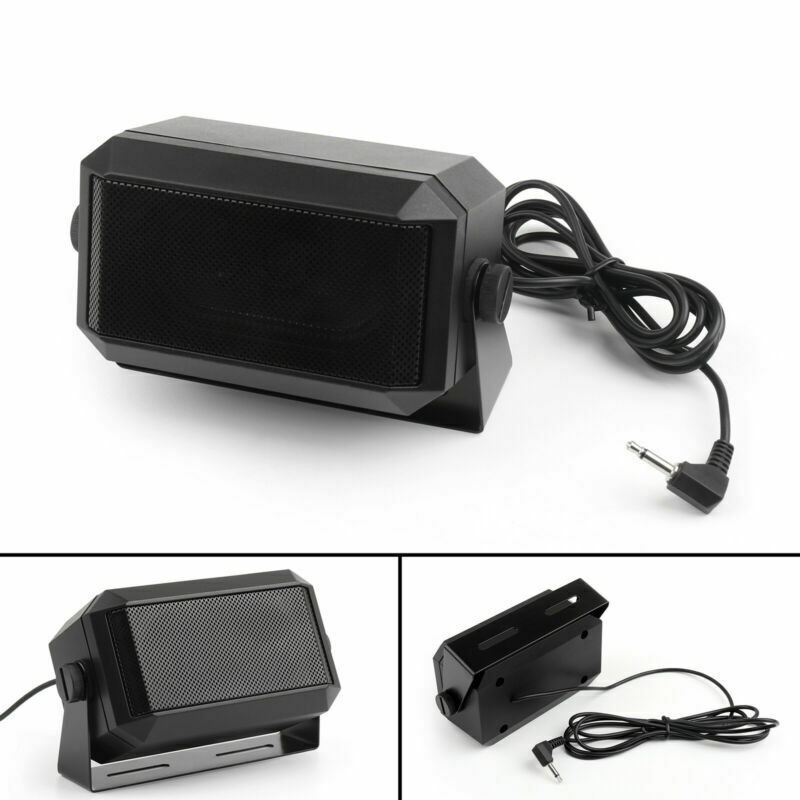 💡4PCS 3.5mm Heavy Duty KES-3 External Speaker For Yaesu Kenwood Icom Car Radio