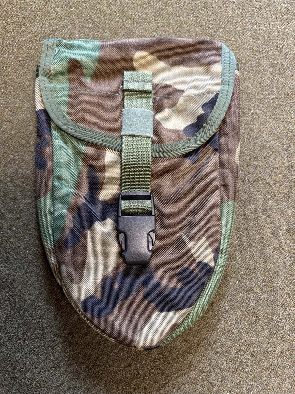 USGI Woodland M81 MOLLE Folding Entrenching Tool Carrier Shovel Cover NEW K-100