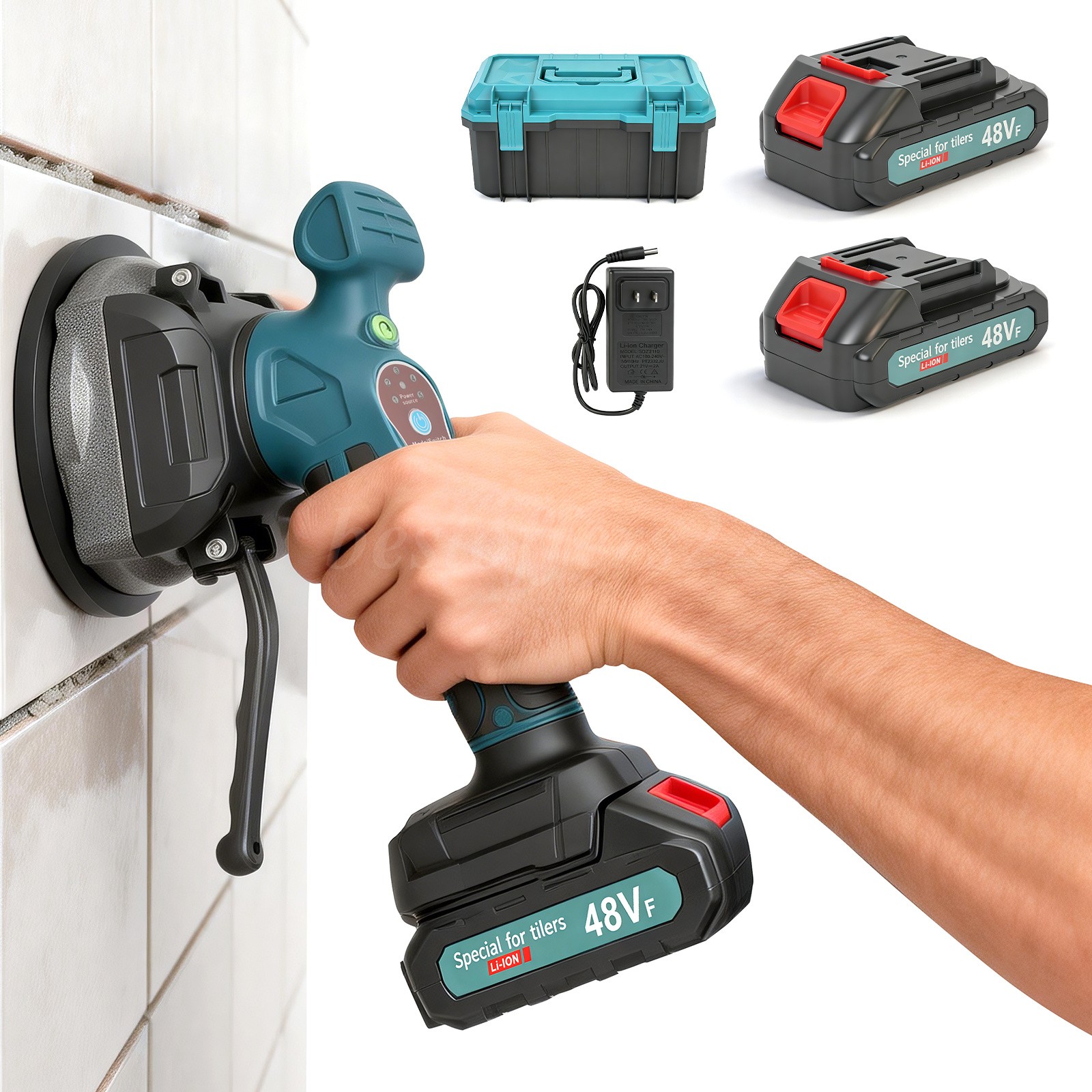 Tile Installation Tool Vibration Machine Single Tile Suction Cup Max 80KG /160LB