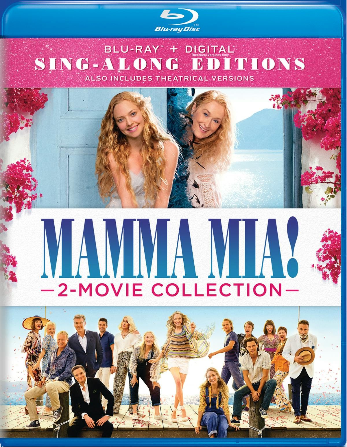 Mamma Mia! 2-movie Collection Blu-ray Amanda Seyfried NEW