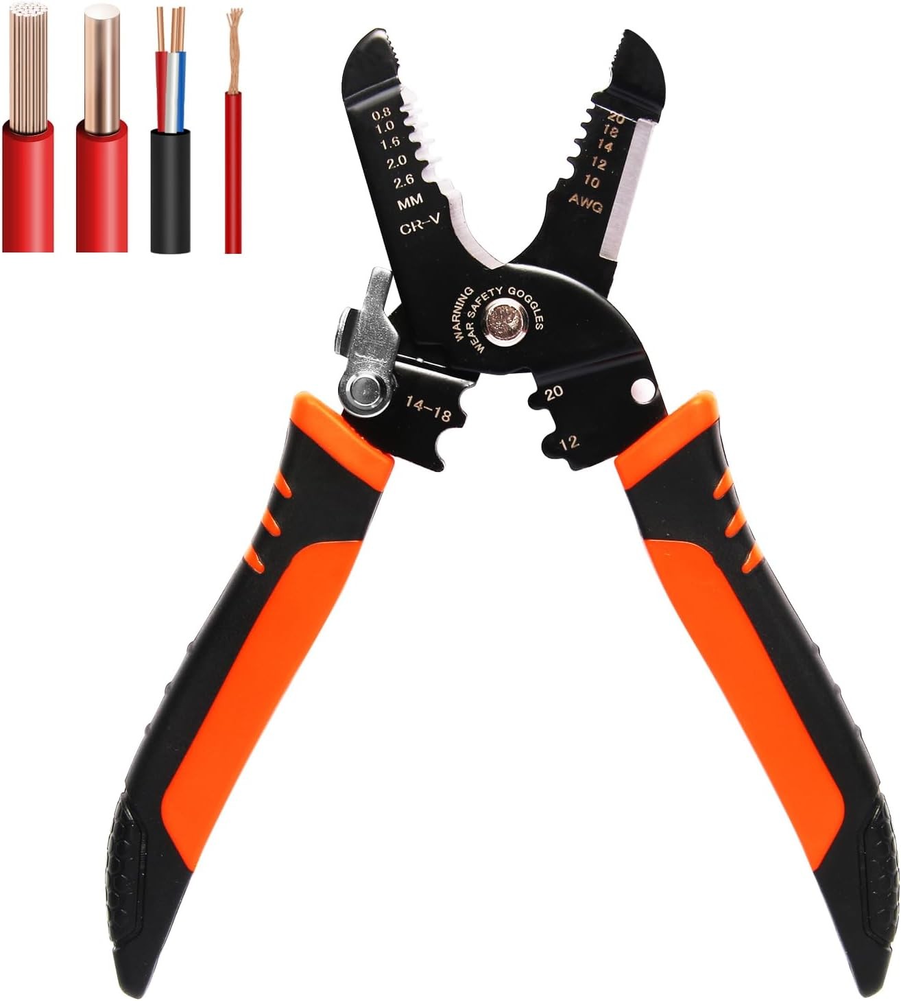 Multi-Function 5-IN-1 Wire Stripper and Crimping Tool, 3rd Generation, Htaexpu