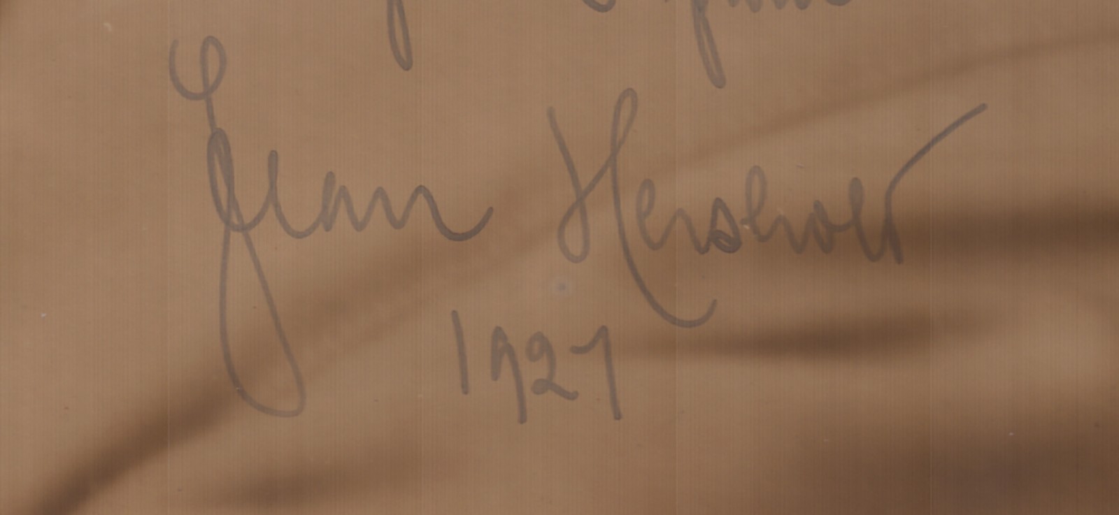 JEAN HERSHOLT - AUTOGRAPHED INSCRIBED PHOTOGRAPH 1927
