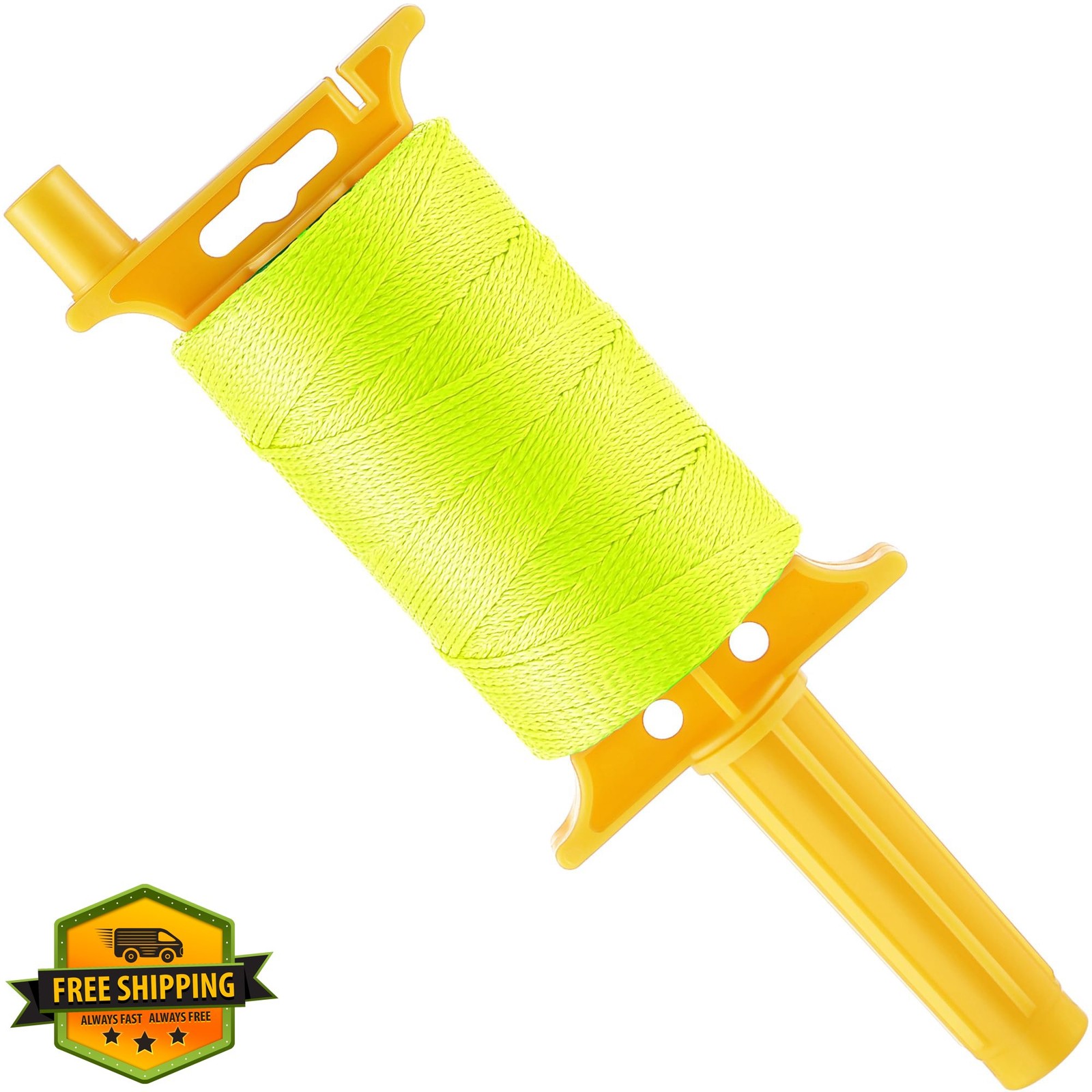 Mason String Line Level Kit 540FT Yellow Braided Nylon Masonry Construction