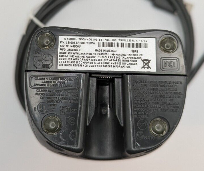 Symbol LS9208 Presentation Laser Barcode Scanner LS9208-SR10007NSWW