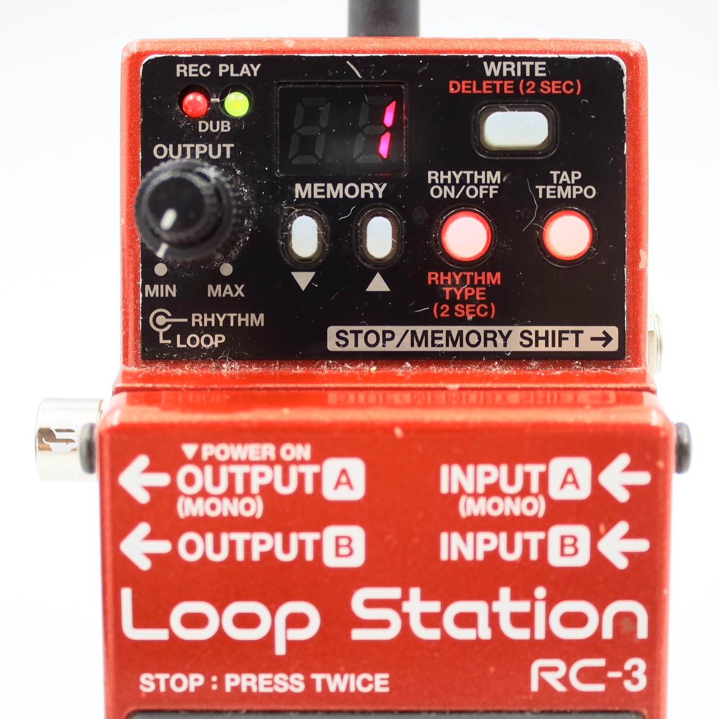 BOSS RC-3 Loop Station With Original Box Looper Phrase Recorder Pedal