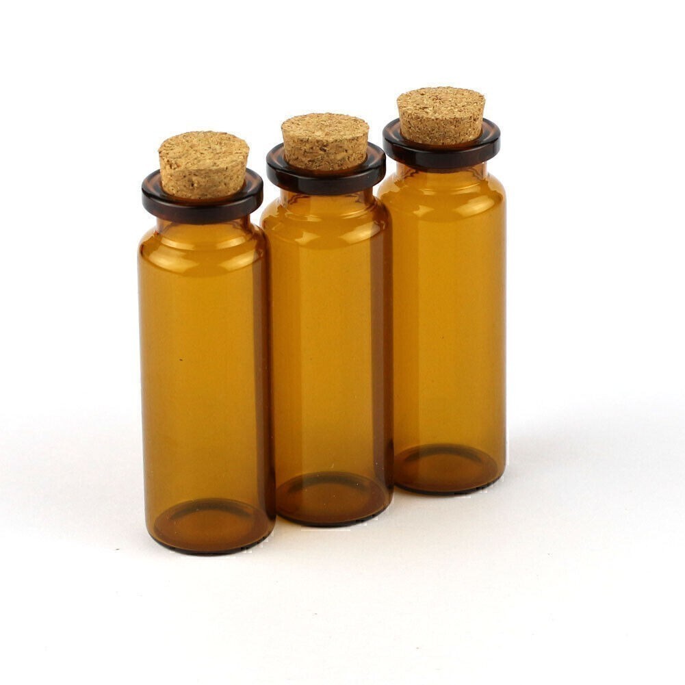 22x62mm Bottles with Cork Glass bottles Borosilicate Wholesale 10-50 pieces 15ml