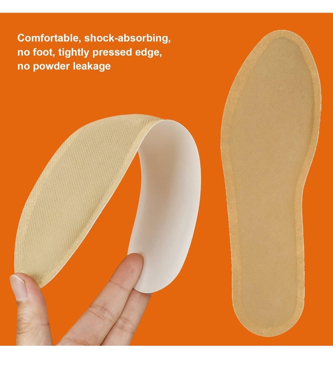 Self Heating Insole Non Woven Fabric Disposable Warming Insole Winter