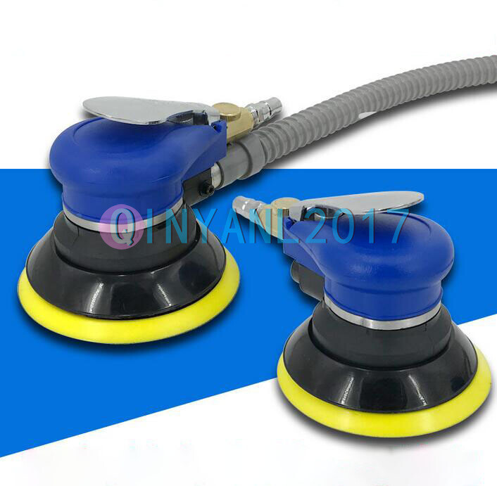 1PC New 5" 10000RPM Palm Grip Random Orbital Sander Vacuum Hose Dust bag Tool