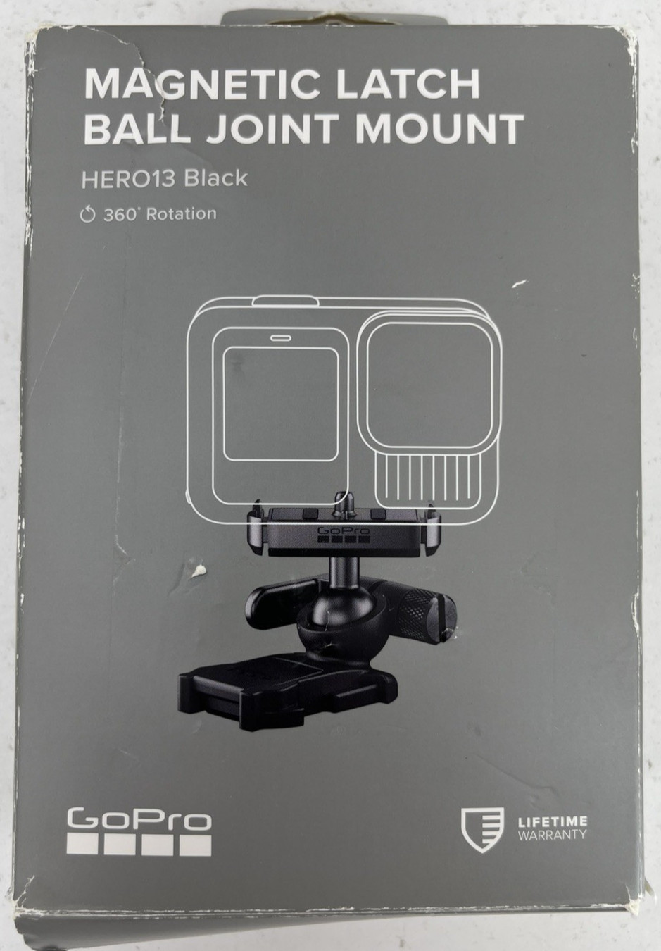 GoPro Magnetic Latch Ball Joint Mount for HERO13 Black Camera