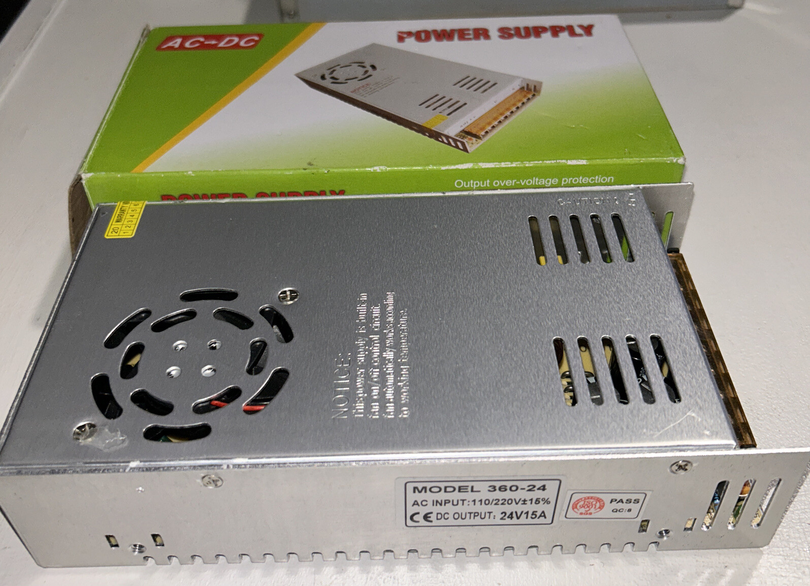 NIB AC-DC Power Supply 360-24 Alitove 100-240VAC 24V Free SH