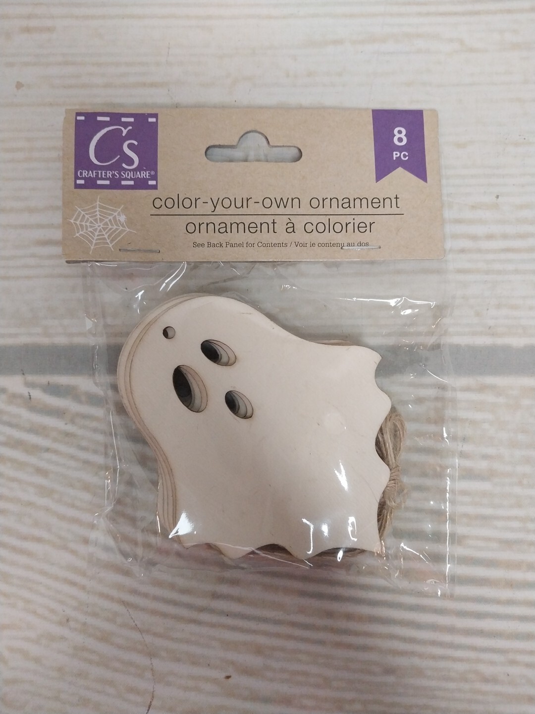 New! Ghost Wood Tags Halloween Boo Casper Ornament Fall Unfinished Crafts Gnome