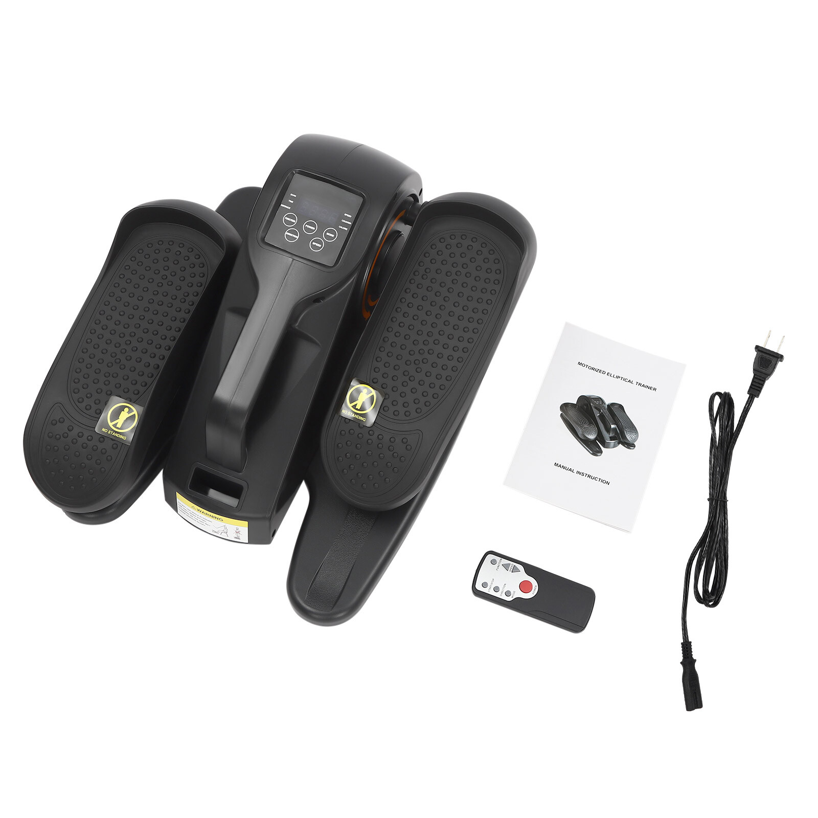 TD001EB Motorized Under Desk Elliptical Trainer Seated Use LED Remote