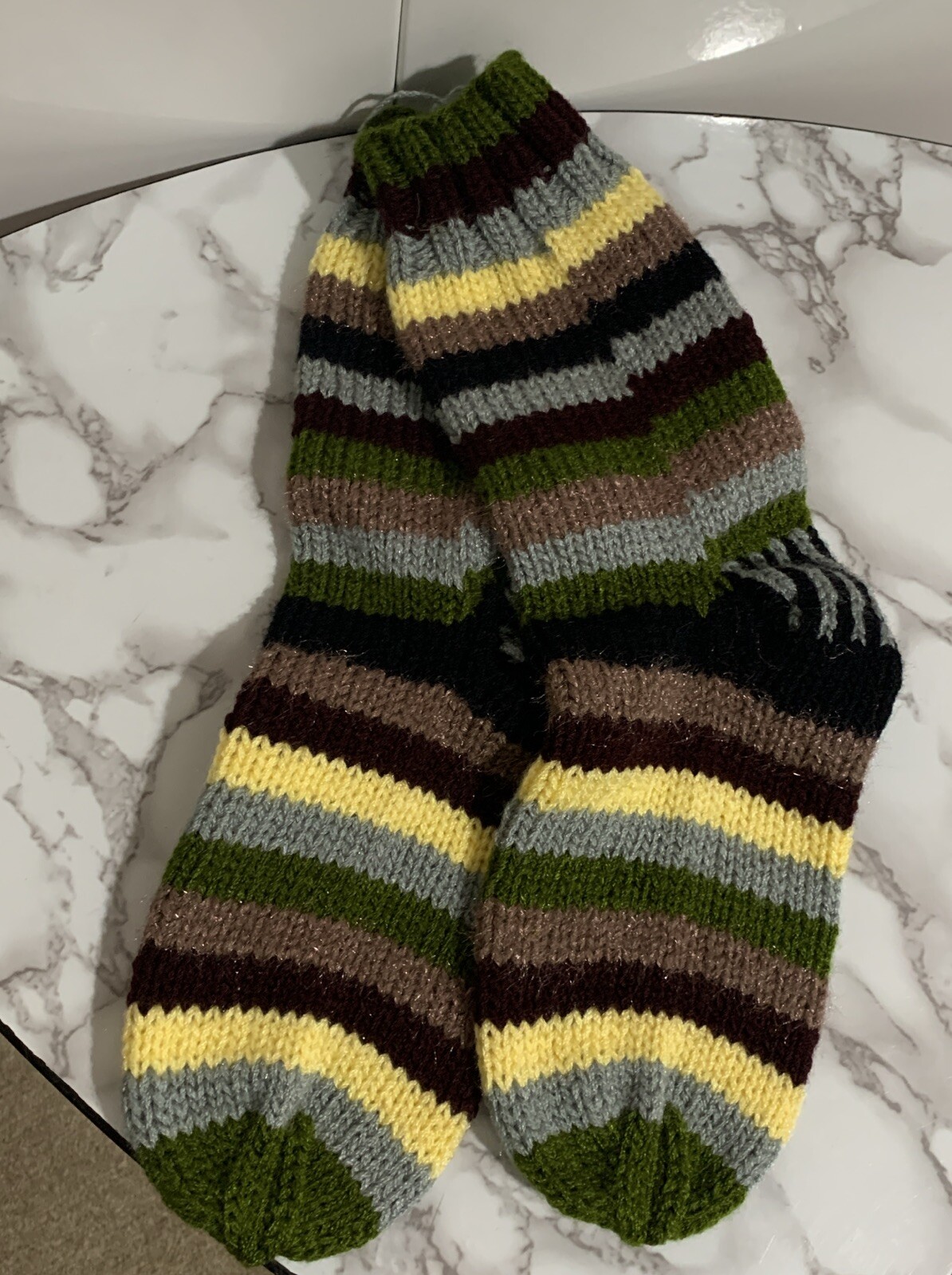 Nepalese Socks Woollen - Multi Colours Brownie