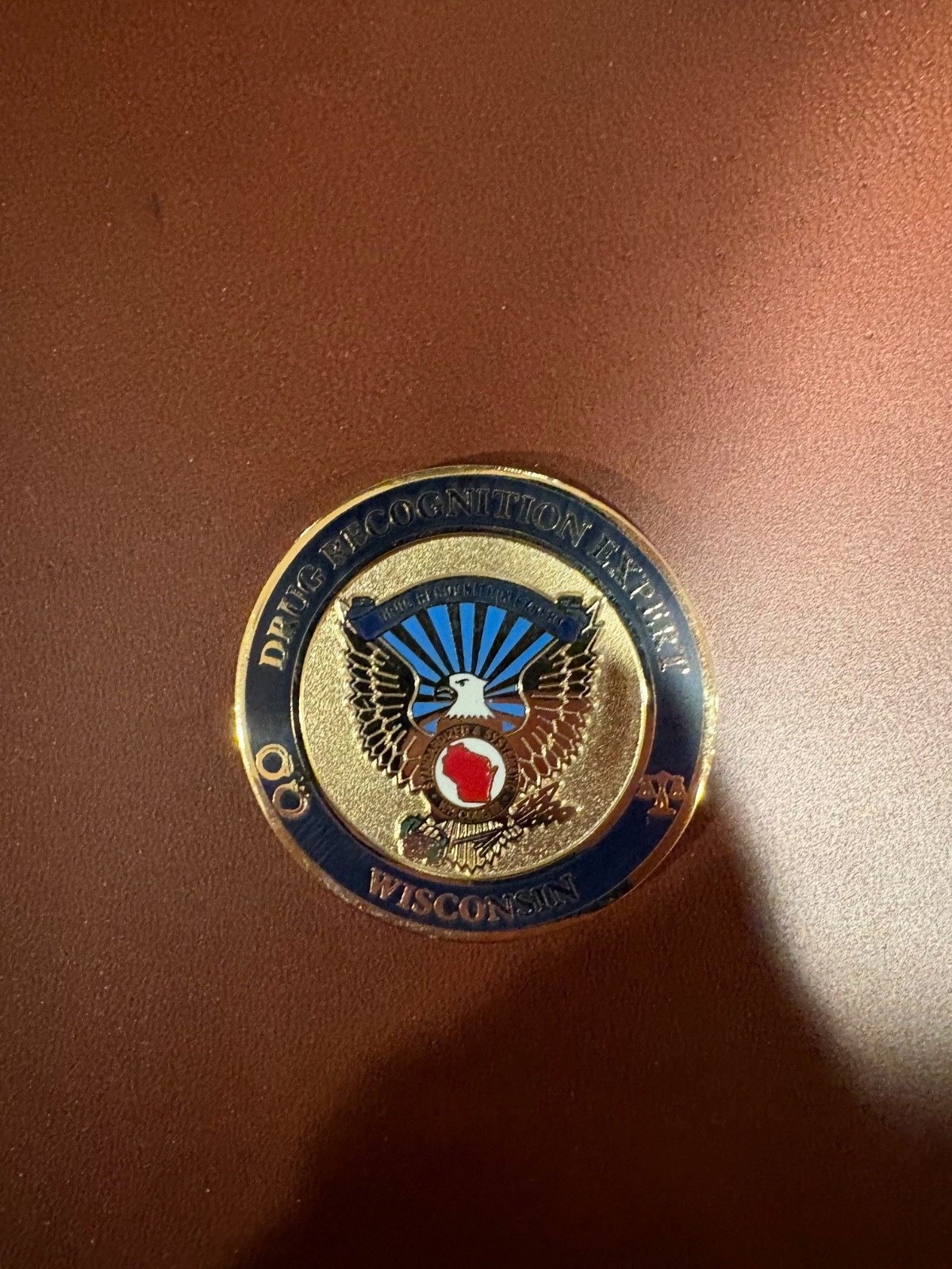 Wisconsin Drug Recognition Expert DRE  Challenge Coin