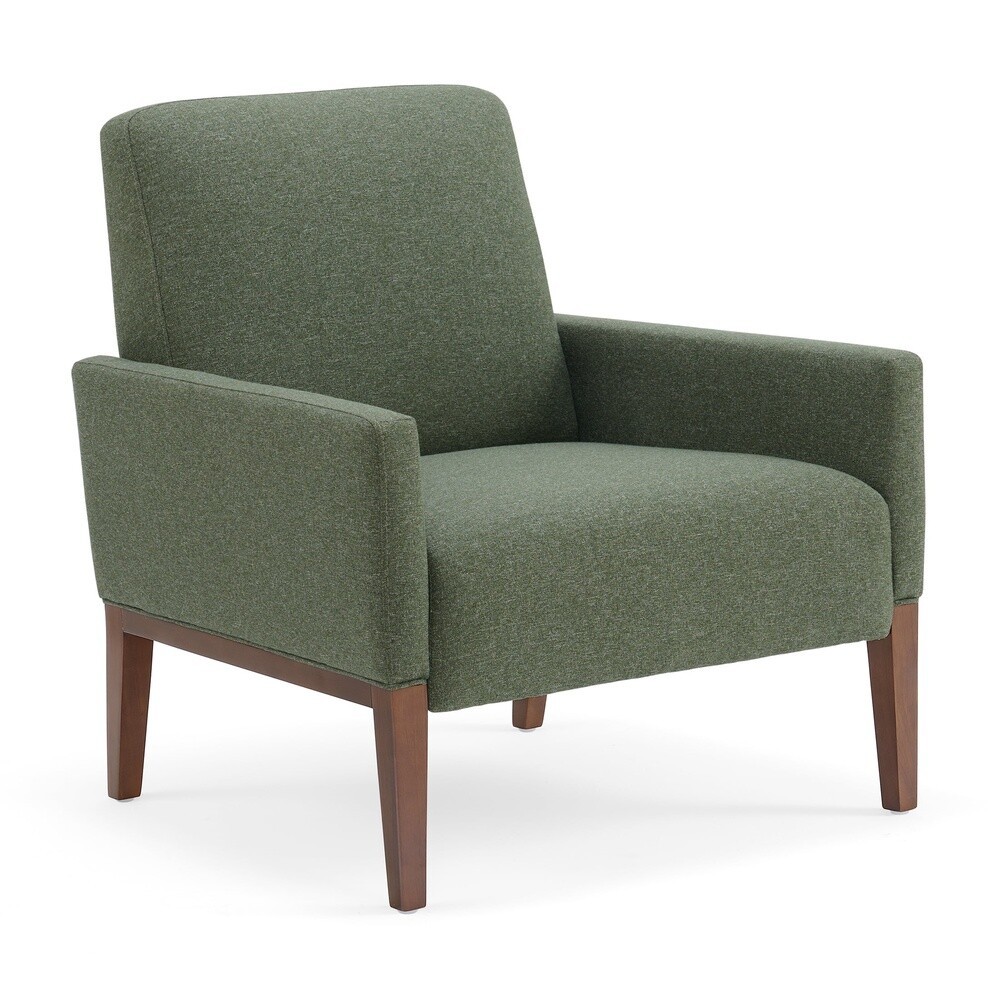 Comfortable Accent Chair Plush Foam Cushion Wooden Legs Modern Home Decor New