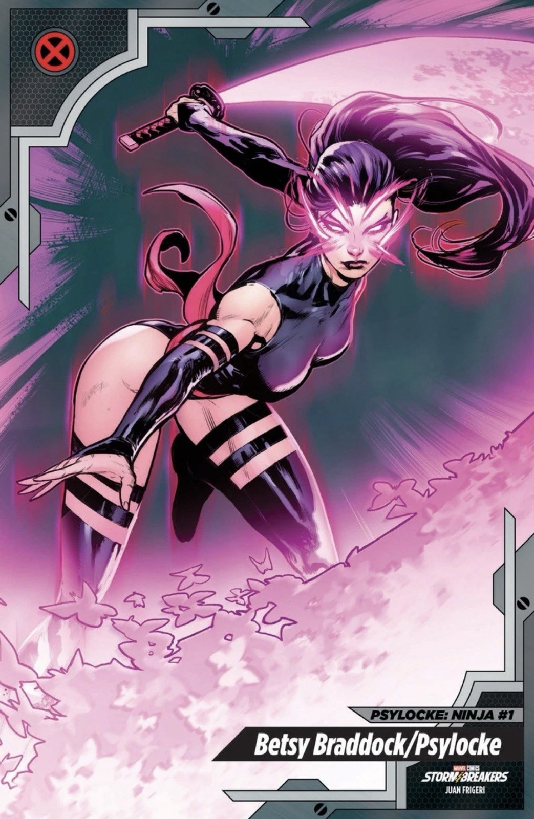 PSYLOCKE: NINJA #1 JUAN FRIGERI X-MEN TRADING CARD VARIANT 2025