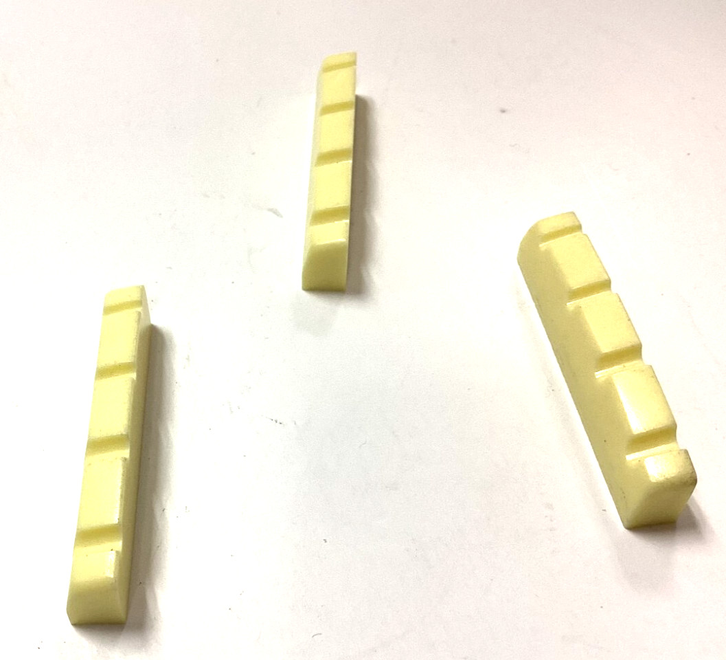 Bass Guitar Nut (3) PLastic Bone Color