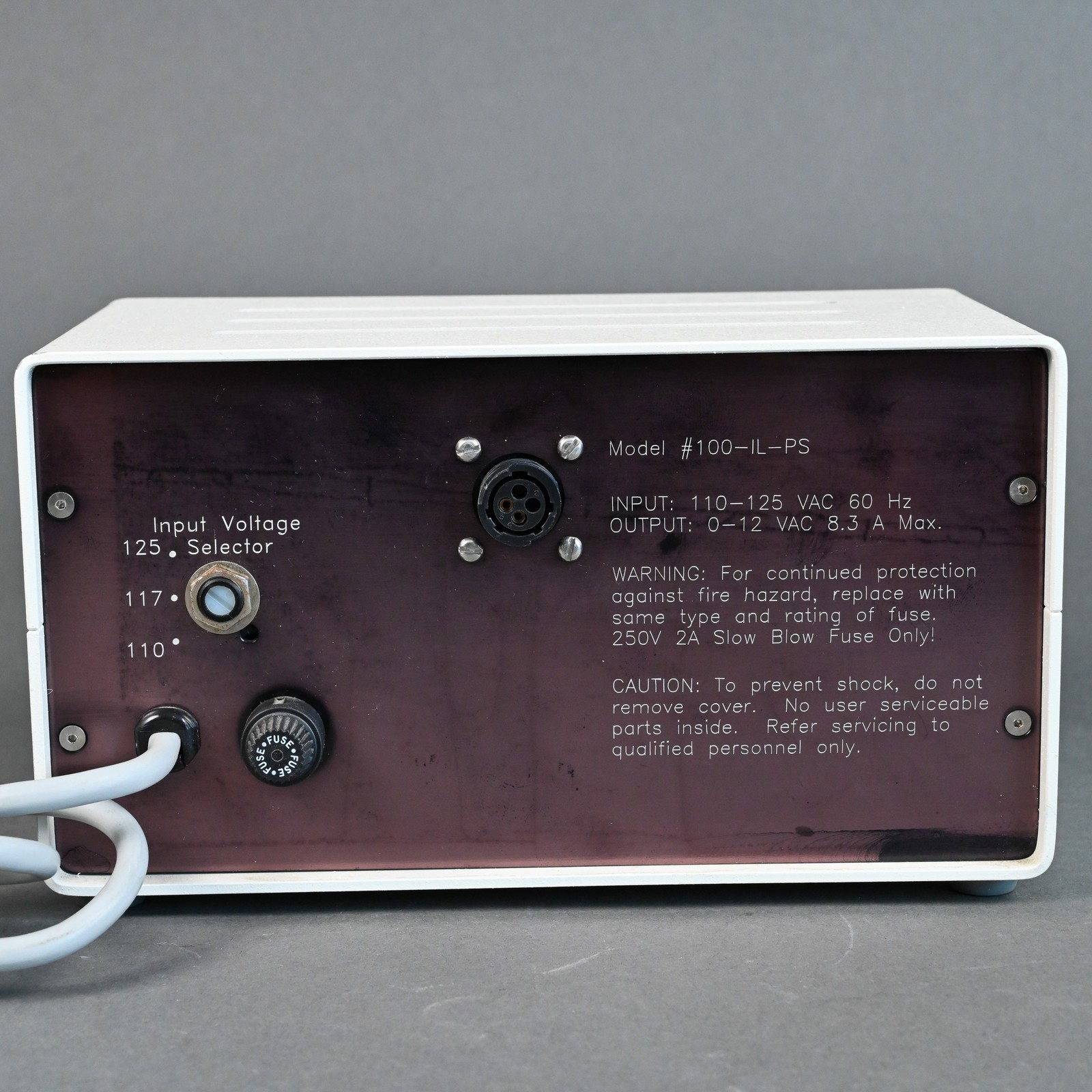 Diagnostic Instruments 100IL-PS Power Supply - Variable Voltage 0-12v 8.3A