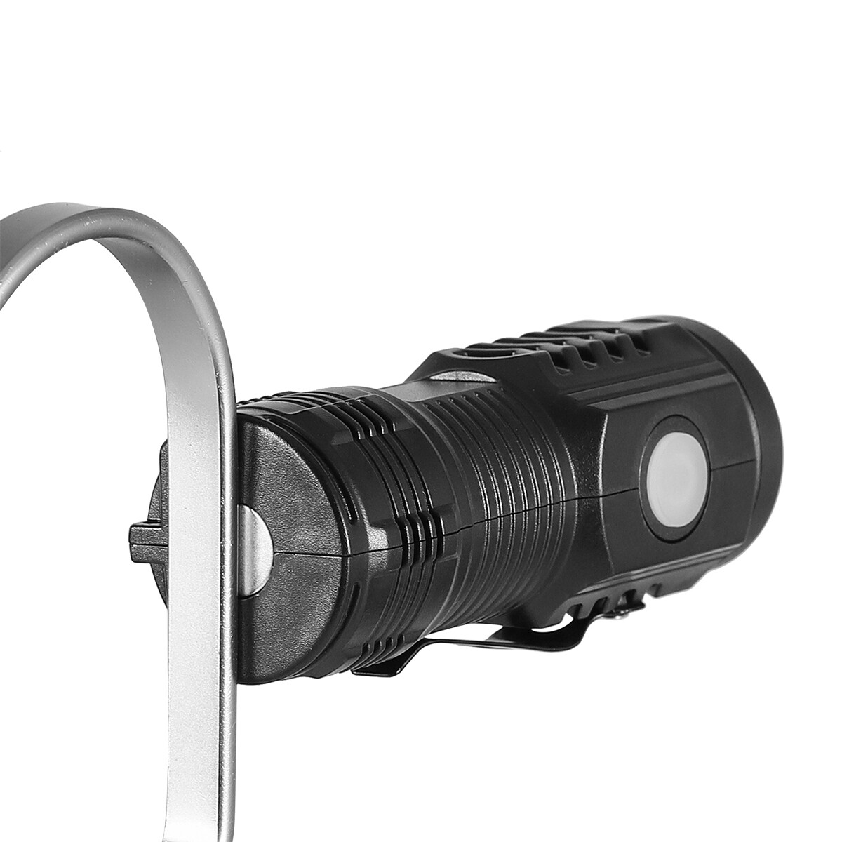 3-PACK Super Bright LED Mini Flashlight USB Rechargeable Pocket Keychain Torch