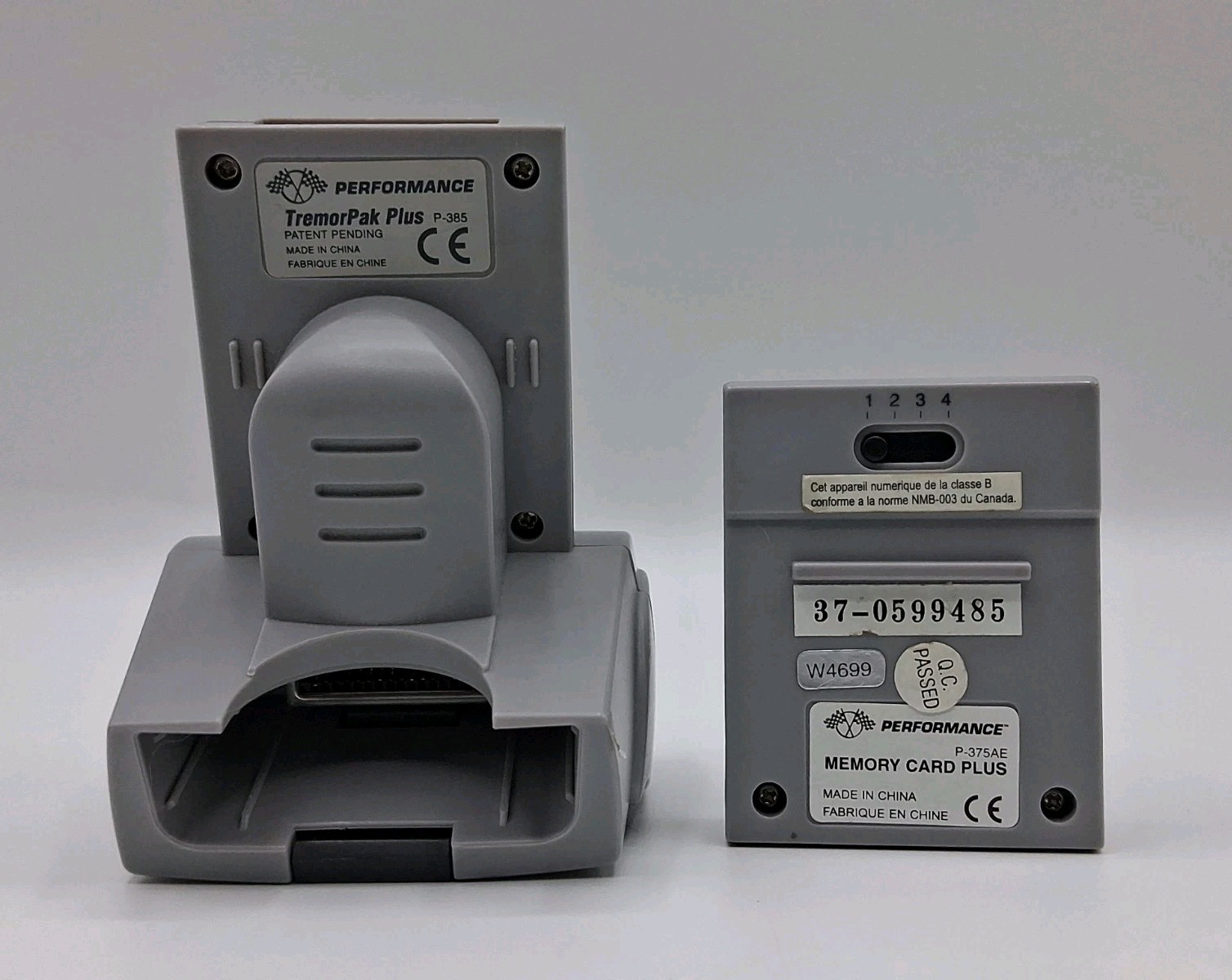 Performance N64 TremorPak Plus & Memory Card Plus