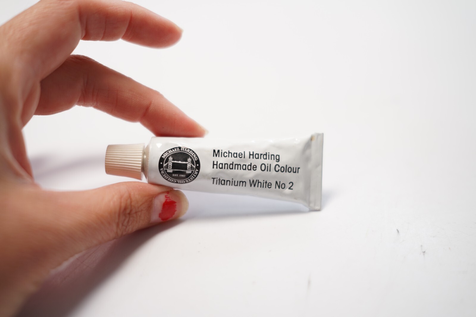 Michael Harding Artist Oil Colours, Titanium White Tube, No.2 12ml