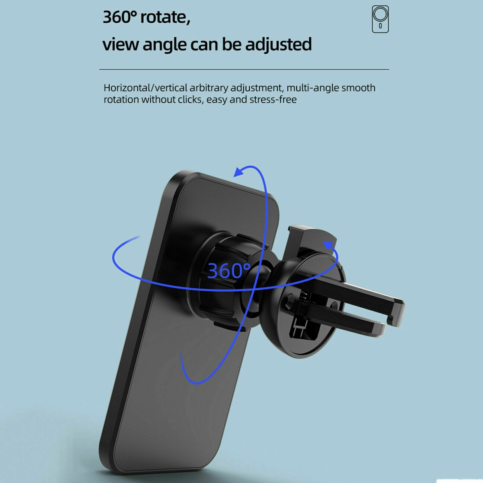 Magnetic Wireless Charger Car Mount Holder For iPhone 13 14 15 Pro Max MagSafe