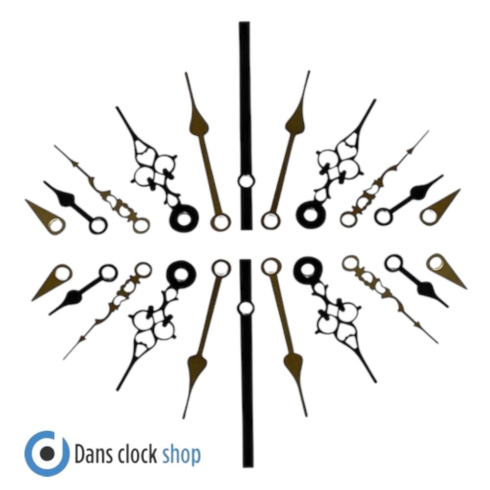 Chinese Quartz Press Fit Metal Clock Hands Pointers Suitable 668 Replacement