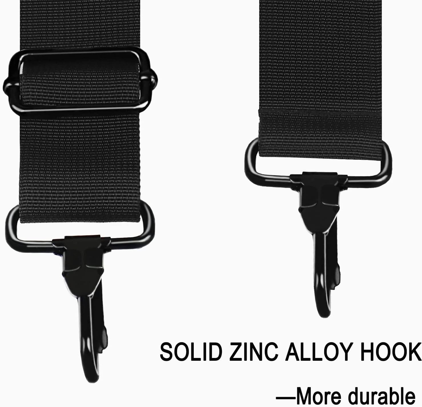 Askuko Shoulder Strap 56 Inch, Universal Adjustable Belt Black