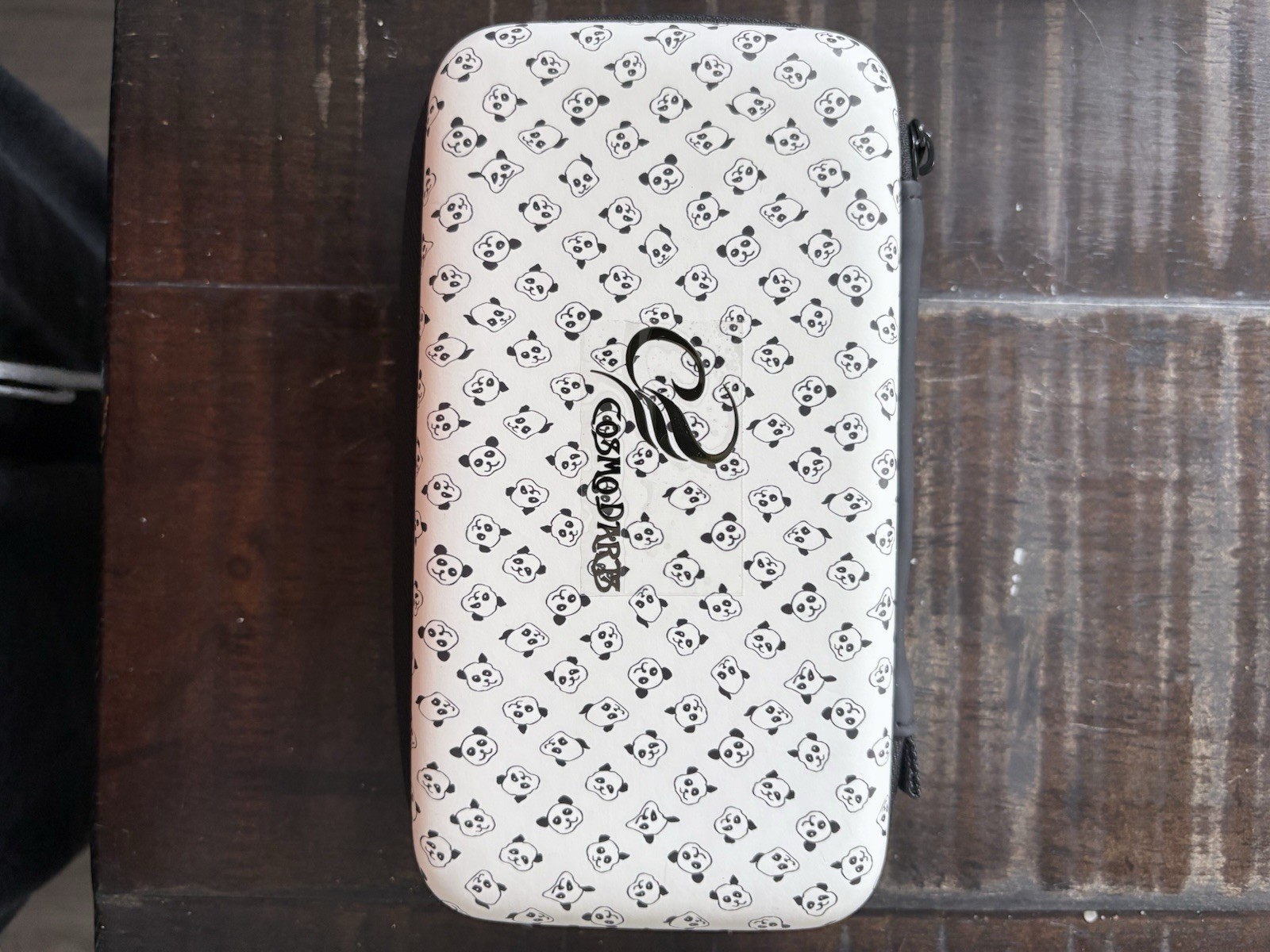 Black And White Panda Face Dart Case Brand New!