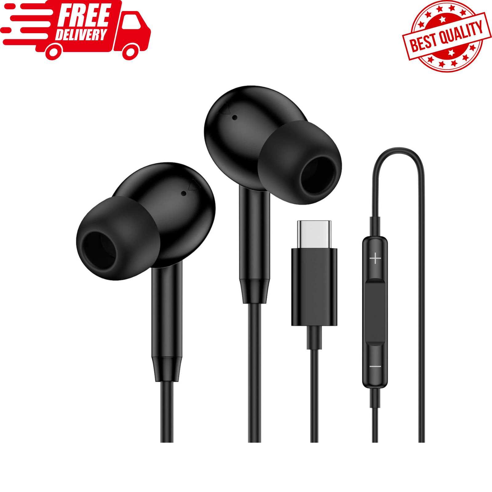 USB C Samsung Earbuds Wired Ear Buds for Samsung Galaxy A16 A17 A36 5G A26 S25 E
