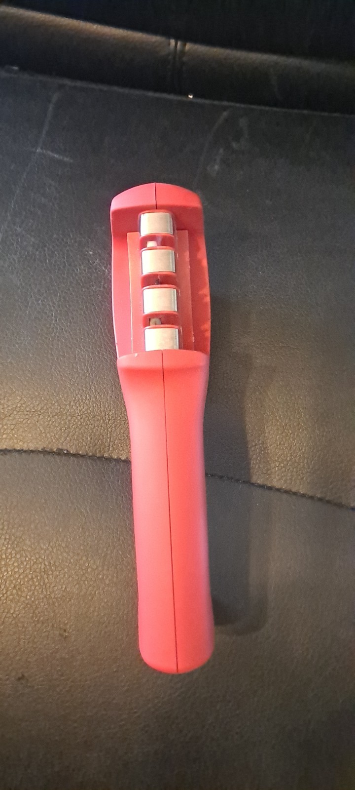 3-Stage Multi-Function Sharpener Blade Sharpening Kitchen Gadget - Red