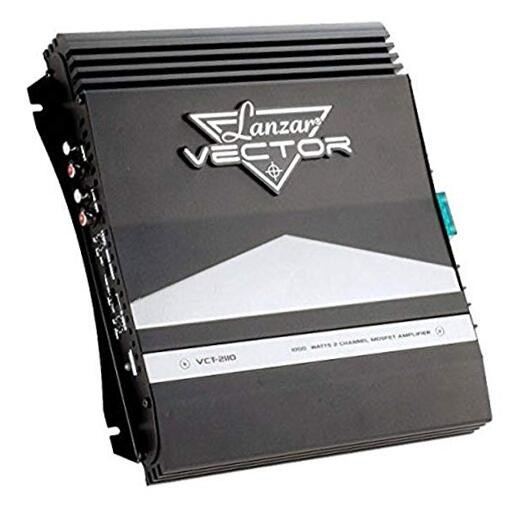 -Channel High Power MOSFET Amplifier - Slim 1000 Watt Bridgeable 1000-watt 2