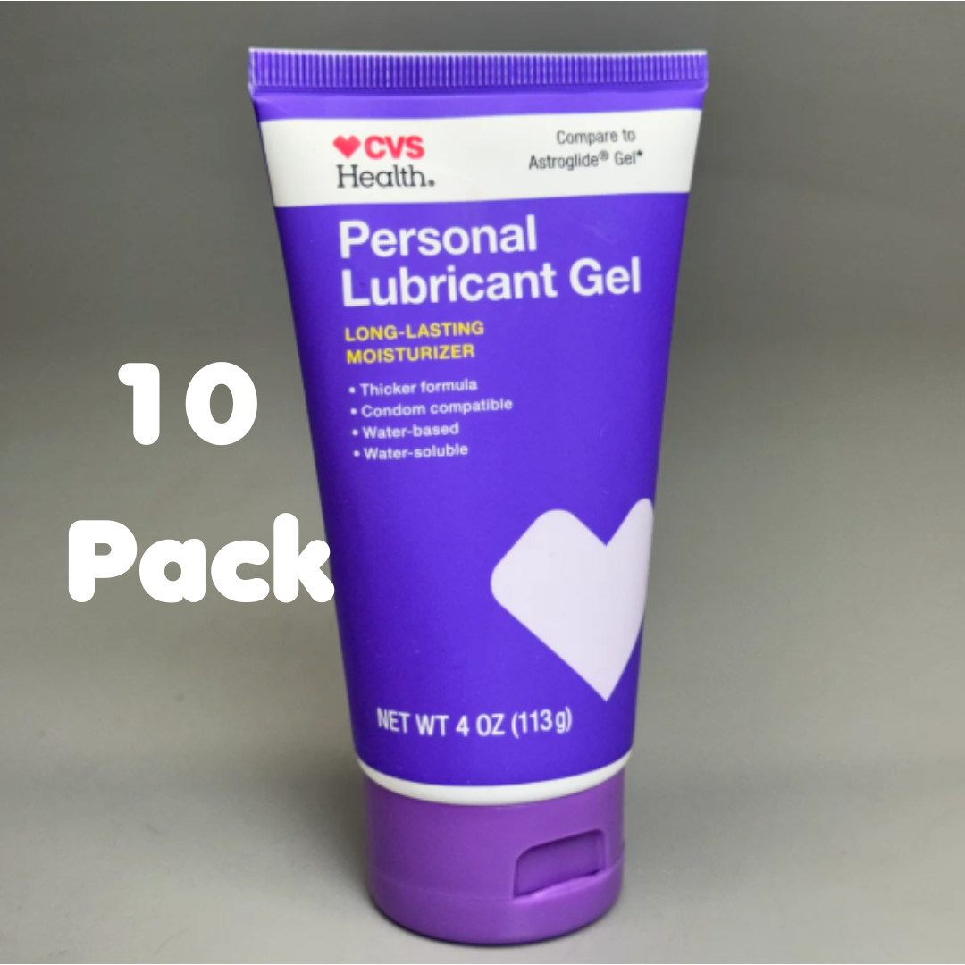 CVS HEALTH (10 PK) Personal Lubricant Water-Based Purple Tube 4oz Each Exp 04/26