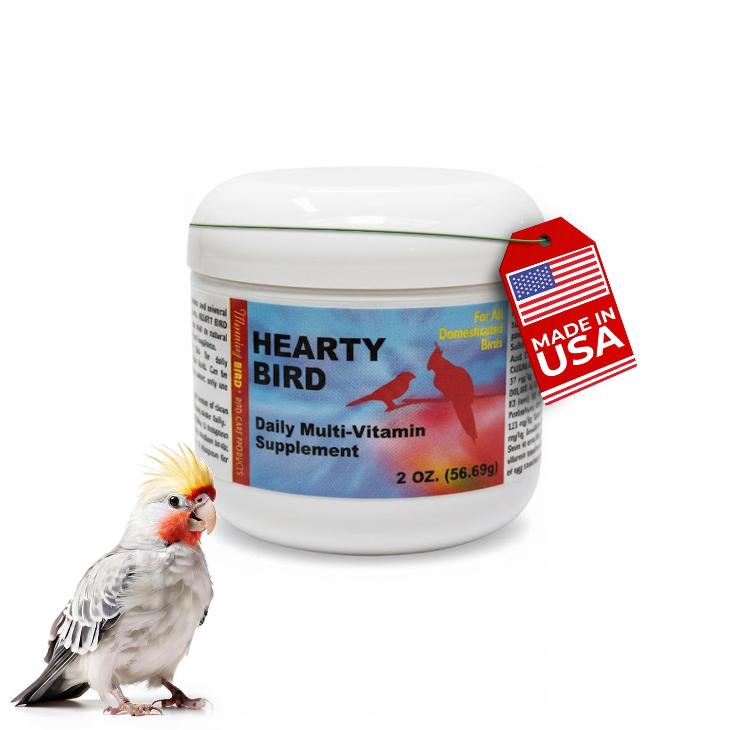 Morning Bird Hearty Bird - Daily Multivitamin Powder for All Pet Types