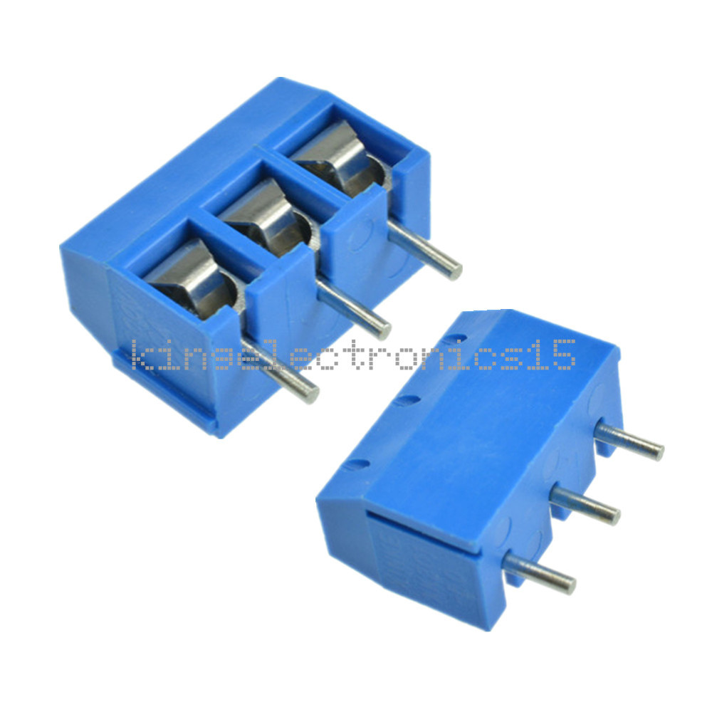 30PCS KF301-3P 5.08mm 3 Pin Connect Terminal Screw Terminal Connector