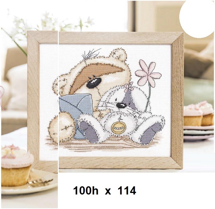 FIZZY MOON SENT WITH LOVE   CROSS STITCH  PATTERN  ONLY  EQ - RRU