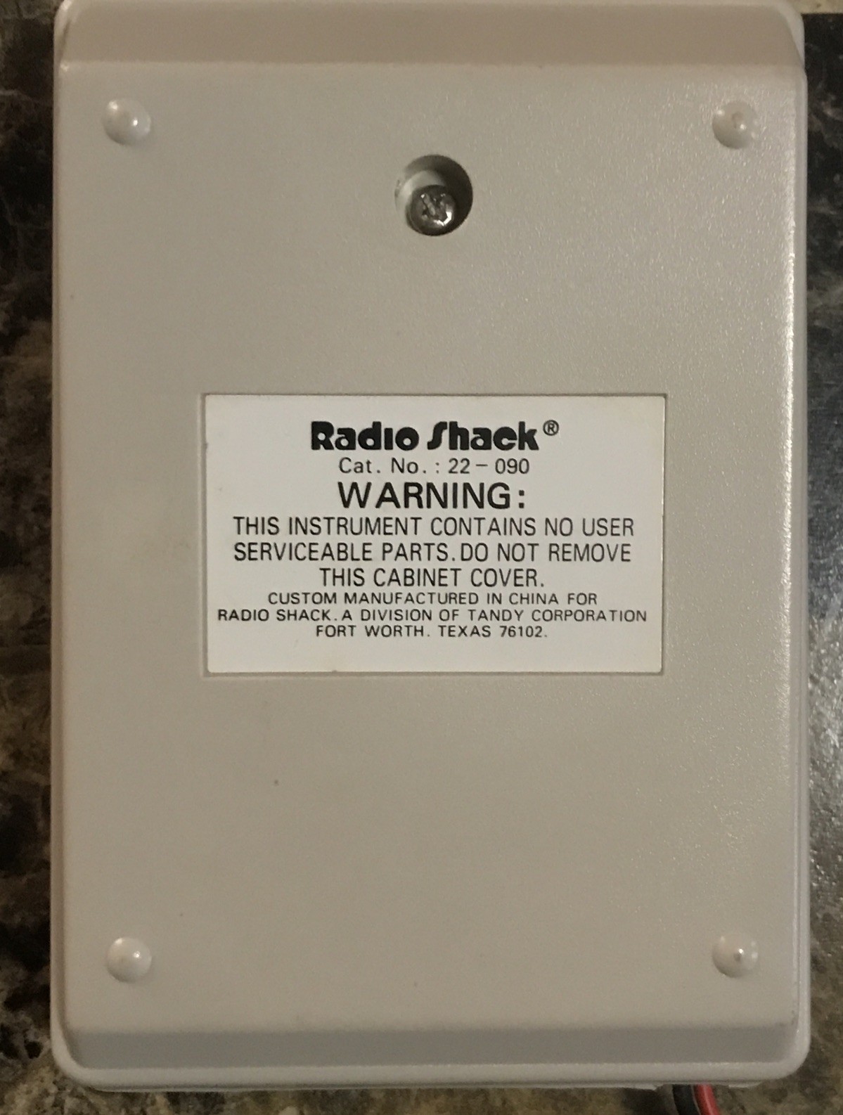 Vintage Radio Shack Battery Tester 1980s Analog AA AAA 9V 1.5V 3V 6V 12V 15V