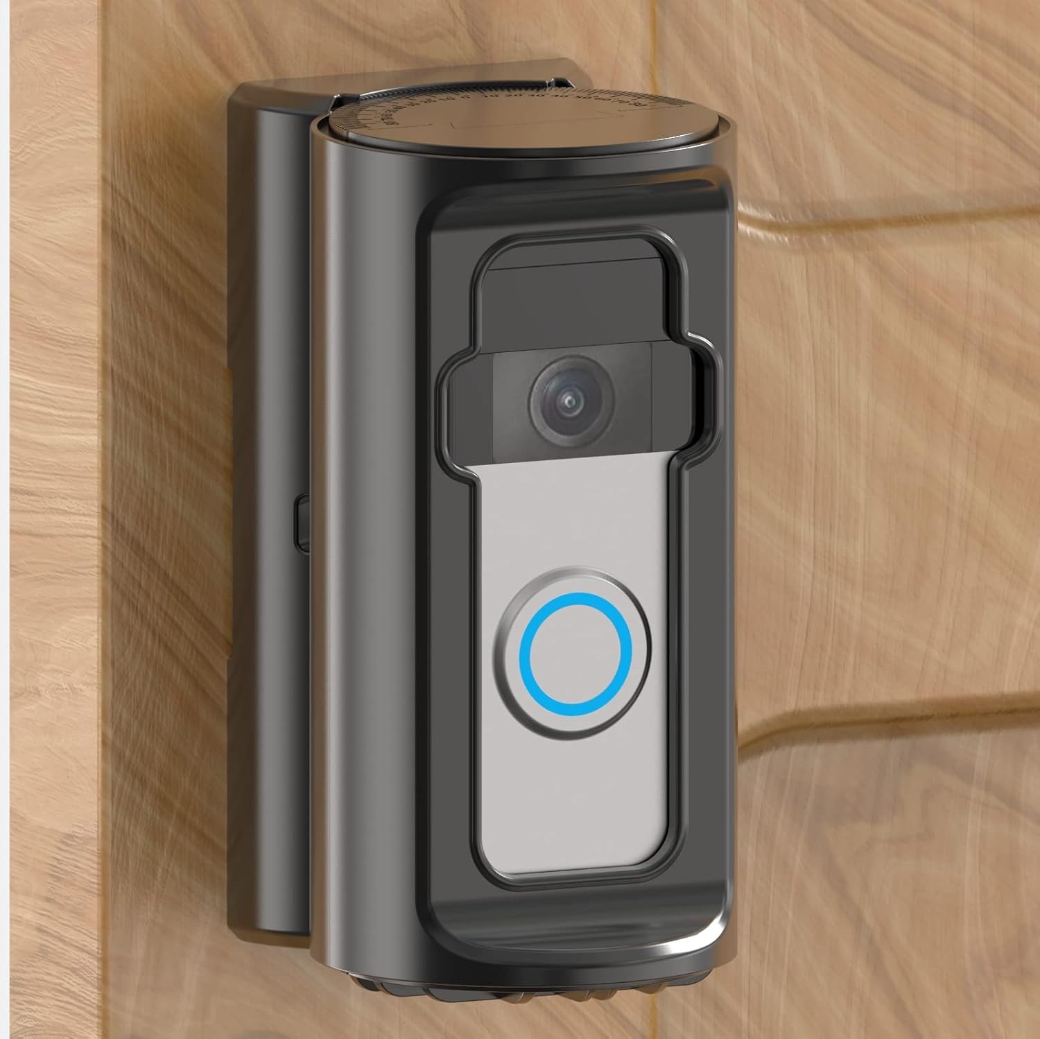 Anti-Theft Video Doorbell Mount ABS Adjustable 360° No-Drill for Ring