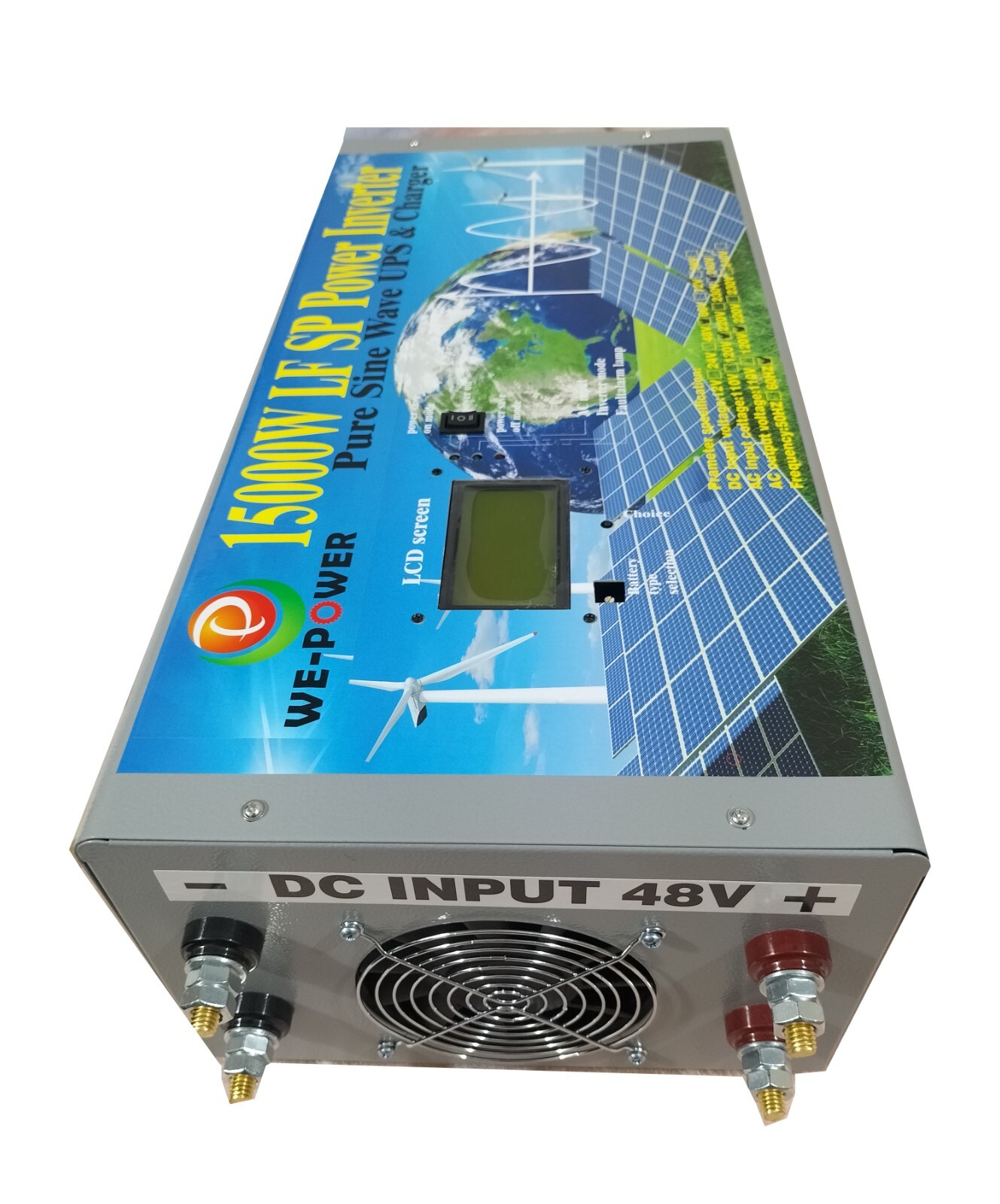 15000W LF SP Pure Sine Wave Solar Power Inverter 48VDC/110V,220VAC LCDUPSCharger