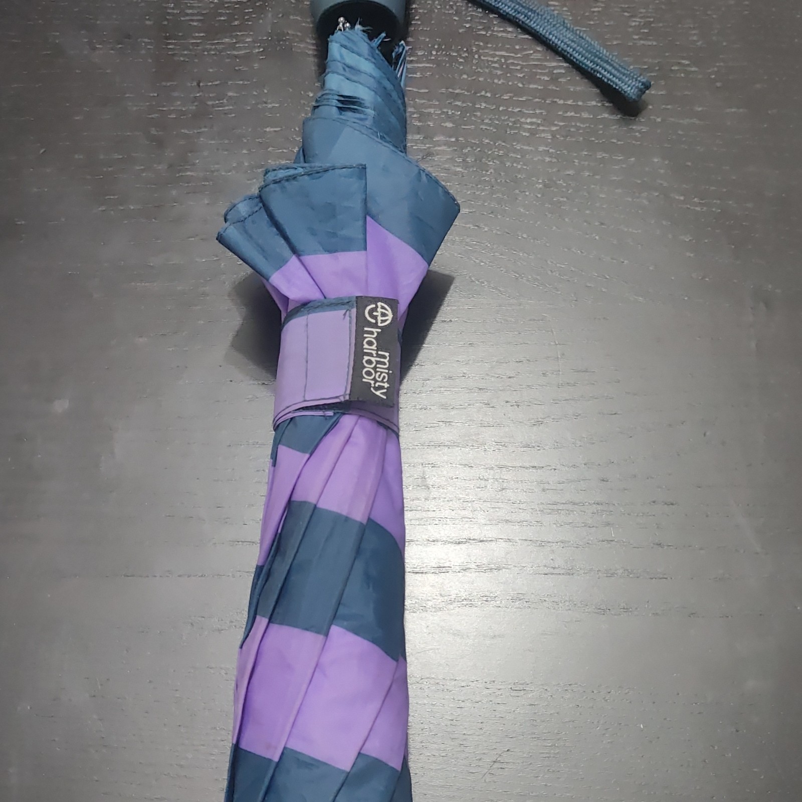 Hardisty Compact/Folding Umbrella, Purple & Blue Colorblock Unisex