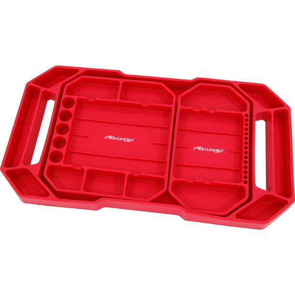 3pc Silicone Tool Storage Tray Flexible Non-Slip Tool Organiser Set